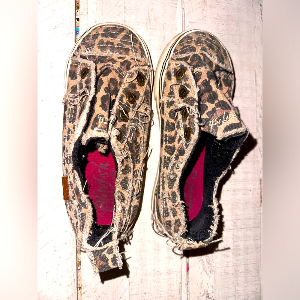 Leopard Blowfish Girls Shoes